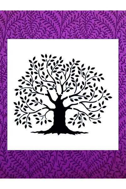 Stencilsarayi STENCİL SARAYİ BOYAMA ŞABLON ÇİÇEK VE MEYVE - 7969 ÖLÇÜ 60X60