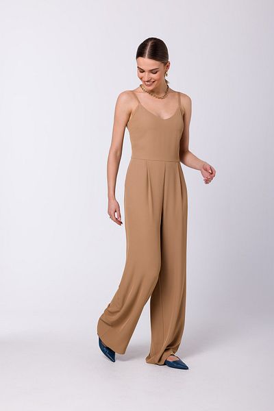 Stylove Strappy jumpsuit with wide legs