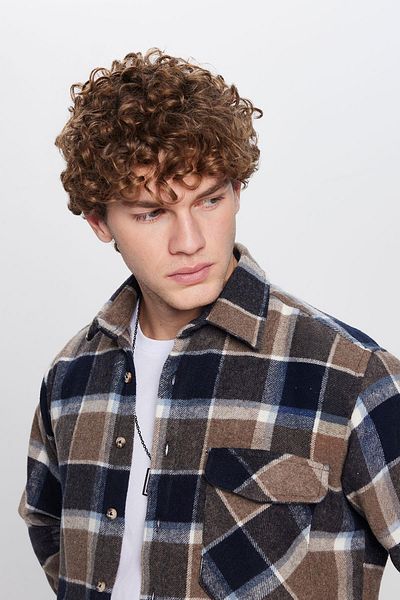 Tudors Men's Regular Fit Classic Cut Lumberjack Single Pocket Flap Winter Shirt