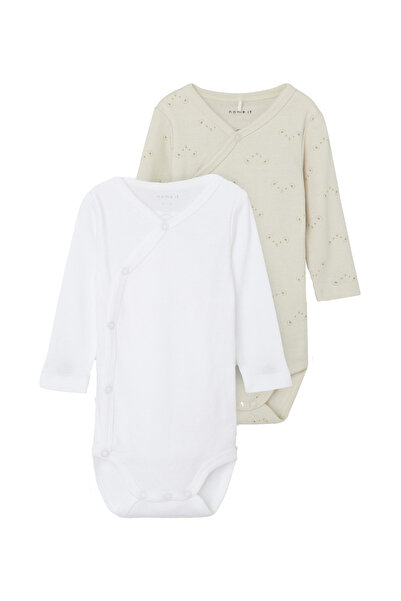 Name it - Pack Of 2 Long Sleeve Bodysuits Wrap Rainy Day