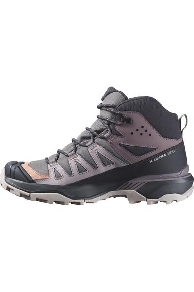 Salomon X-Ultra 360 Mid GTX Gore-Tex® Vysoké turistické unisex boty FIALOVÉ