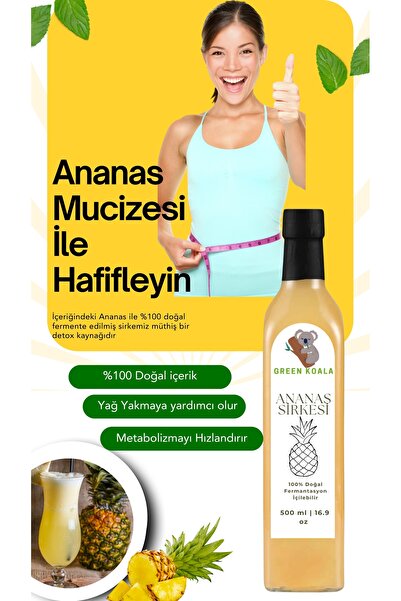 Green Koala Ananas Sirkesi 500 ml