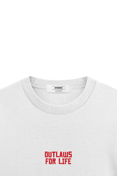 Overoz Red Dead Redemption Принт Біла Oversize Unisex Футболка - 1307