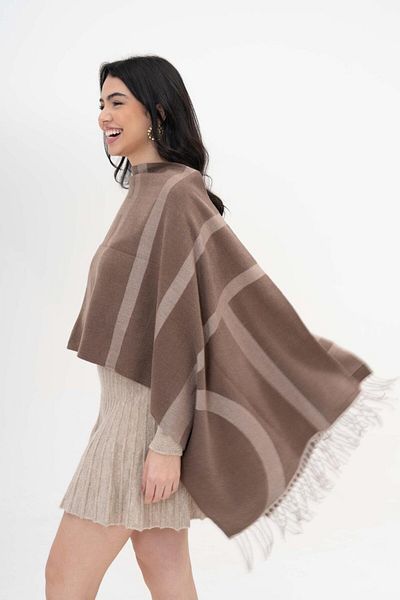 FENZA SCARF GARY ΓΕΩΜΕΤΡΙΚΟ ΣΧΕΔΙΟ ΜΑΛΛΙ-ΑΚΡΥΛΙΚΟ ΜΙΧ ΧΕΙΜΕΡΙΝΟ ΦΟΡΕΜΑ