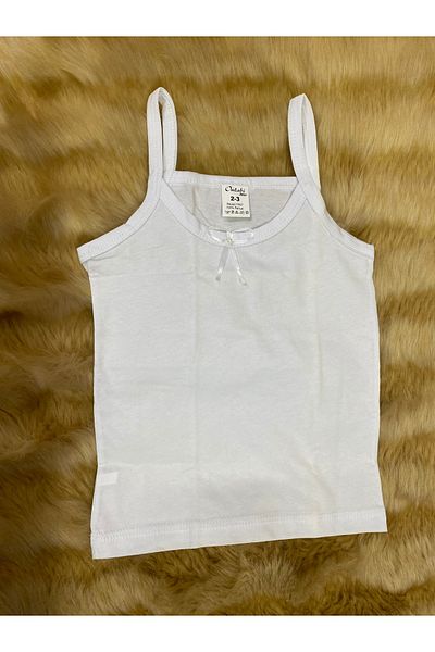 skycott 100% Cotton Solid Color Female Child Thin String Strap Athlete Bow Detail