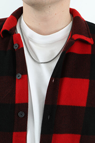 Veli Önkal Uzun Kollu % 100 Polar Ekose Desenli Kışlık Erkek Gömlek