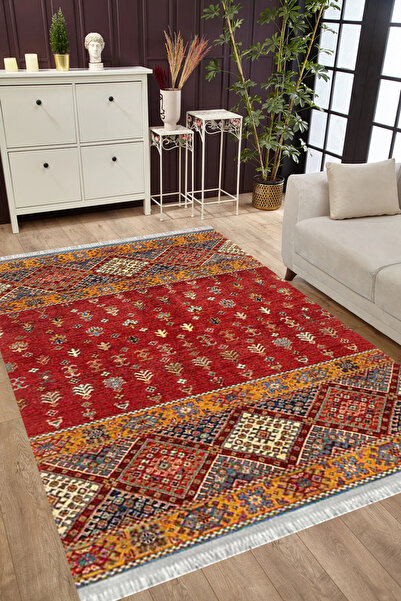 MUBO Pamuk Dokuma Taban Yıkanabilir Kaymaz Tabanlı Antibakteriyel Dijital Bas...