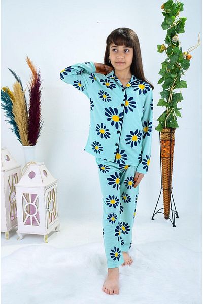 minikiss Floral Printed Girl's Nightgown