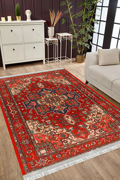 MUBO Kaymaz Tabanlı Yıkanabilir Antibakteriyel Dijital Baskı Otantik Salon Ha...