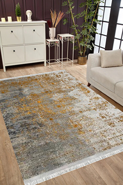 MUBO Kaymaz Tabanlı Yıkanabilir Antibakteriyel Dijital Baskı Doku Salon Halıs...