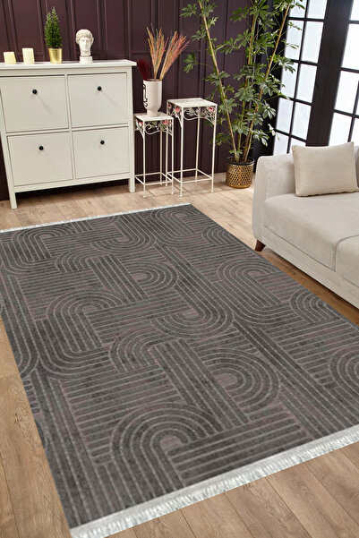 MUBO Kaymaz Tabanlı Yıkanabilir Antibakteriyel Dijital Baskı Modern  Salon Ha...