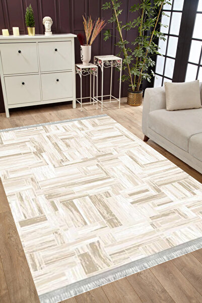 MUBO Pamuk Dokuma Taban Yıkanabilir Kaymaz Tabanlı Antibakteriyel Dijital Bas...