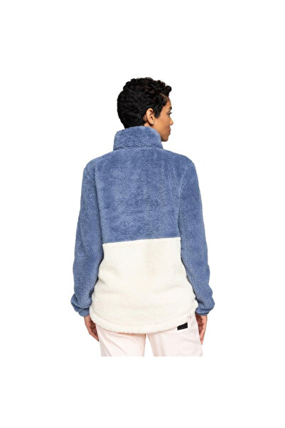 Roxy Alabama Mock Neck Women's Blue Fleece Top