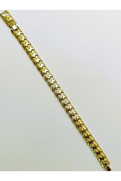 Pelek Butik 14K Gold Color Bracelet Tbl377
