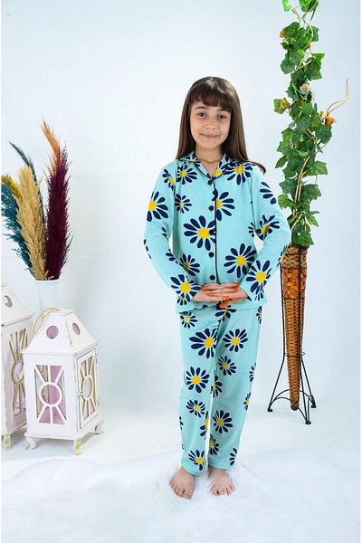 minikiss Floral Printed Girl's Nightgown