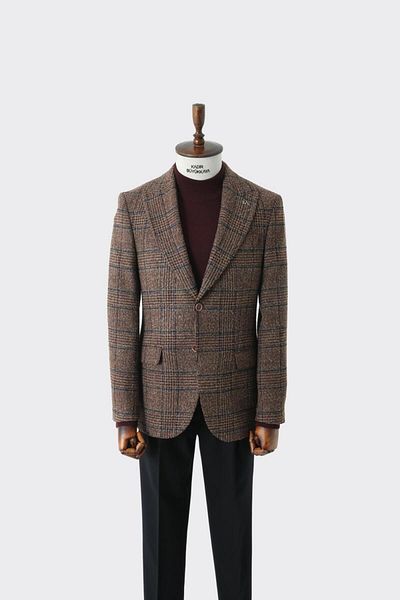 Kadir Büyükkaya Wool Slim Fit Men's Jacket - Slim Fit, Modern - Kav5063W