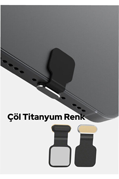 ucuzmi Type-C Girişli Tüm Telefonlara Uyumlu Toz -Kir Önleyici Metalik Yapışk...