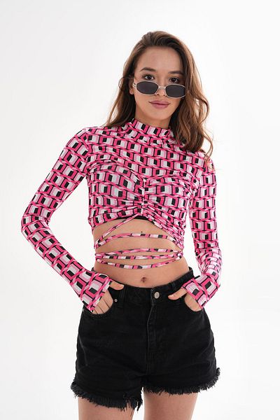 My Kids Wear Crop legat în talie