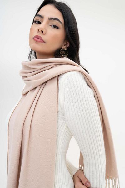 FENZA SCARF Eșarfă de iarnă cu model din amestec de lână-acrilic Kelvin Stripe