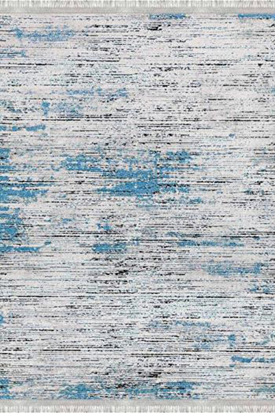 MUBO Kaymaz Tabanlı Yıkanabilir Antibakteriyel Dijital Baskı Modern  Salon Halısı Yolluk Kilim