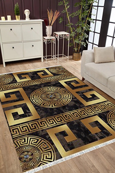 MUBO Kaymaz Tabanlı Yıkanabilir Antibakteriyel Dijital Baskı Modern  Salon Ha...