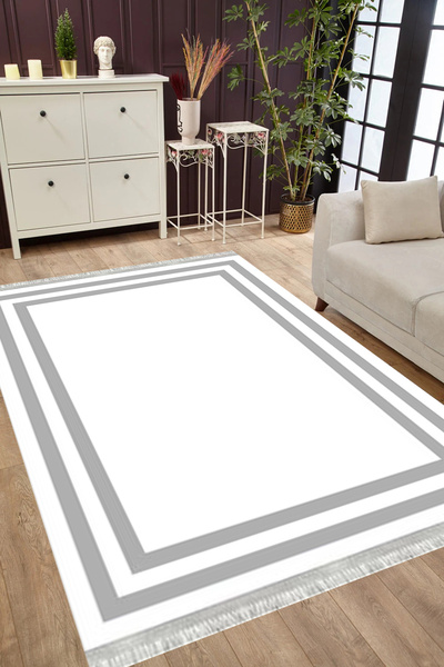 MUBO Kaymaz Tabanlı Yıkanabilir Antibakteriyel Dijital Baskı Modern  Salon Ha...