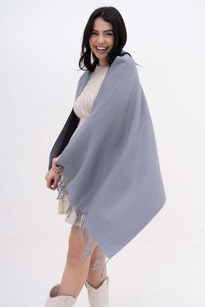 FENZA SCARF ALESSI șal de iarnă cu amestec dublu lână-acril