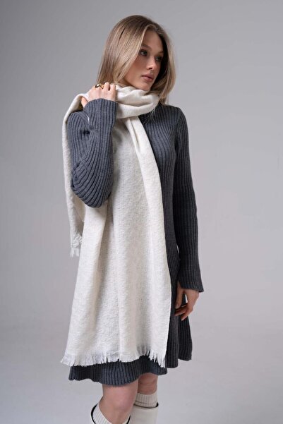 FENZA SCARF ȘAL DE IARNĂ DETALIAT ALICE PUL AMESTEC DE LÂNĂ-ACRIL