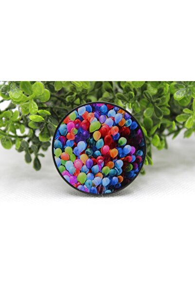 Tezcan Aksesuar Popsocket Telefon Tutacağı Desenli ve Baskılı Parmak Tutucu