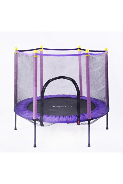 Clifton Fileli Büyük Boy Trambolin 140 cm Çap  Mor