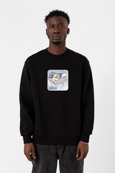 Tshirthane Мъжки суитшърт Babymonster Forever Black 2ip