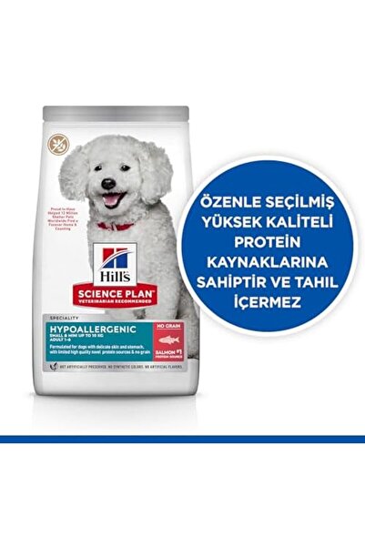 Hill's Science Plan Hypoallergenic Small Mini Somonlu Küçük Irk Yetişkin Köpek Maması 6 Kg