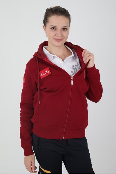 Ekg Medikal 112 Emergency Health Hooded Fleece (Unisex)
