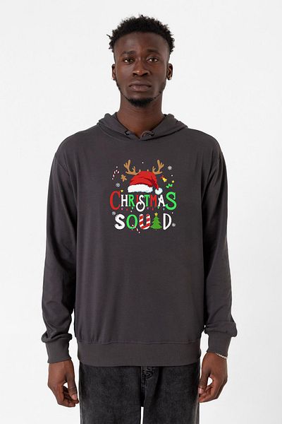 Tshirthane Ανδρική κουκούλα καπνιστή Χριστουγεννιάτικη Ομάδα 2ip