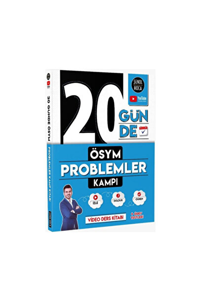 Aydın Yayınları şenol hoca problemler kampı