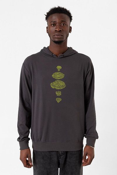 Tshirthane Ανδρικό κουκούλα Beyblade Pieces 2ip - Green Smoked