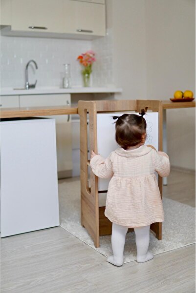 er dekoratif mobilya Çok Fonksiyonlu Çocuk Öğrenme Kulesi