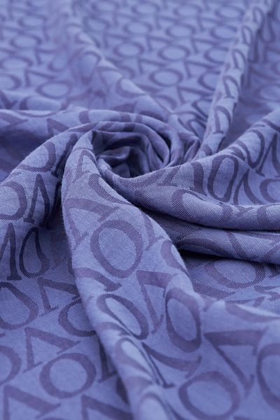 Valentino Orlandi Alia Jacquard Shawl-2 Indigo - Comfortable and Stylish