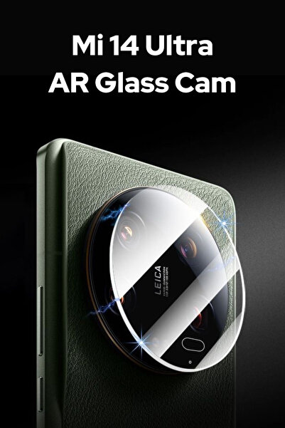 ucuzmi bulvar telefon xiaomi mi 14 ultra Arka Lens Koruyucu , AR Glass Cam Öz...