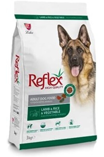 Reflex Kuzu Etli & Pirinçli & Sebzeli Yetişkin Köpek Maması 3 Kg