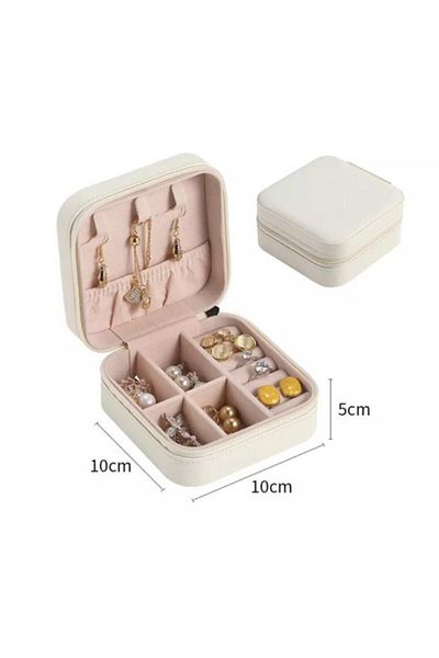 GEBBS STORE White Square Jewelry Box