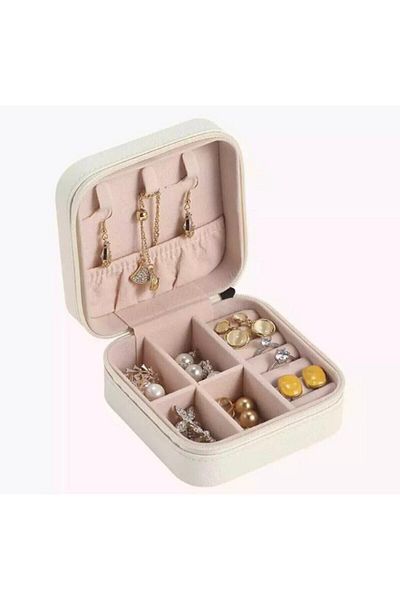 GEBBS STORE White Square Jewelry Box