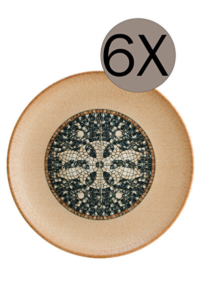 Bonna Porselen Mezopotamya Seri Servis Tabağı 27 Cm 6'lı S-mt-mzpmwgrm27dz