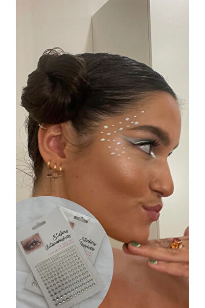 Lavian Accessories Taşlı Yüz ve Tırnak Stickerı
