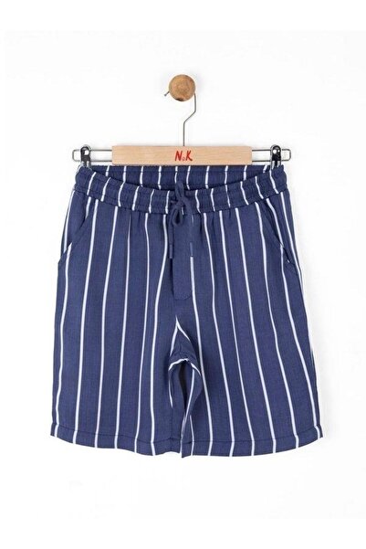 NK Βαμβακερό σορτς με ρίγες για αγόρι