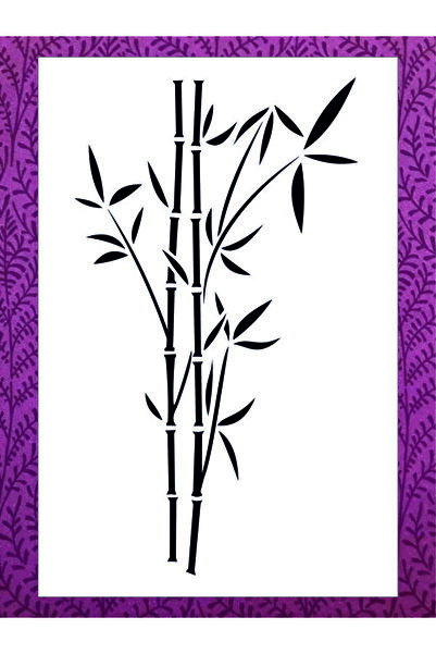 Stencilsarayi STENCİL SARAYİ BOYAMA ŞABLON ÇİÇEK VE MEYVE - 8386 ÖLÇÜ 40X60