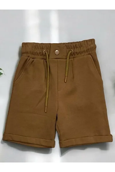 Zekids Boy's Shorts - Button Design