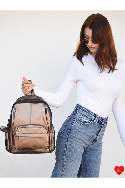 JARA Bag Δερμάτινο σακίδιο πλάτης Jara Frida Wash