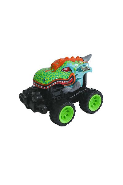 FEN TOYS 2021-03a سيارة الديناصور مع لعبة الصوت والضوء -canem