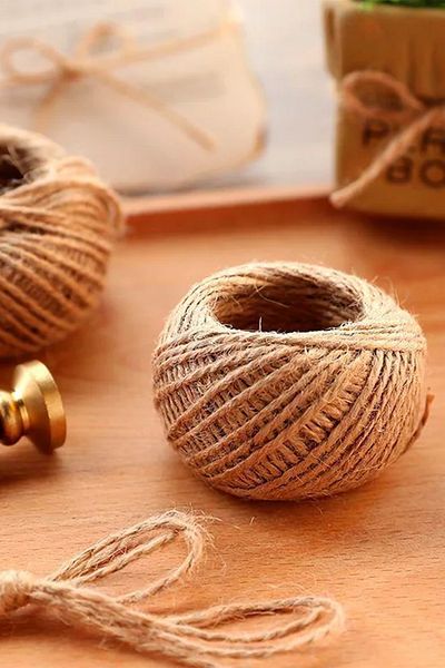 ESLENTA 100 Meter Jute Wicker Rope Coil